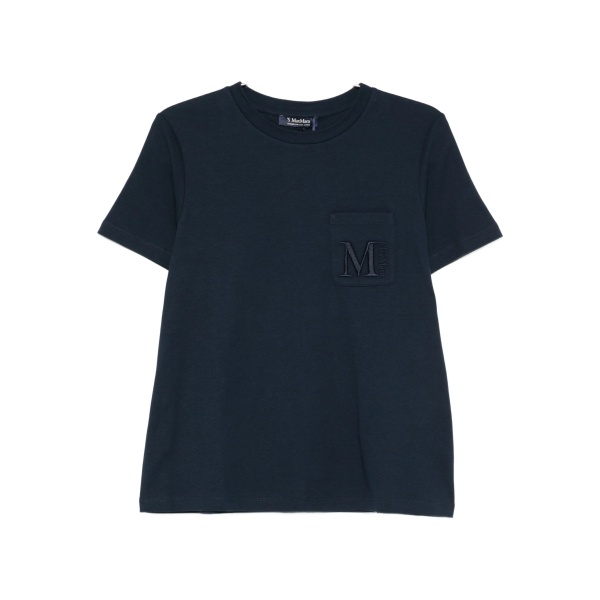 logo-embroidered T-shirt