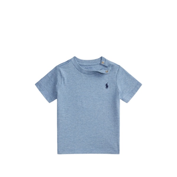logo-embroidered T-shirt