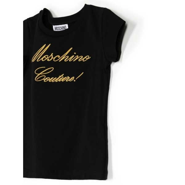 logo-embroidered T-shirt