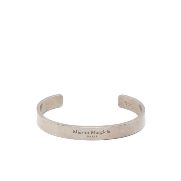 logo-engraved cuff bracelet