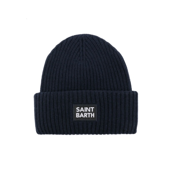 logo-patch beanie hat