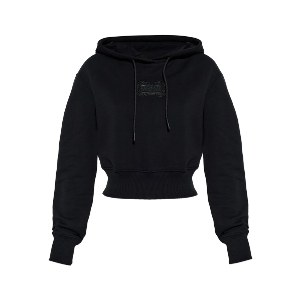 logo-patch hoodie