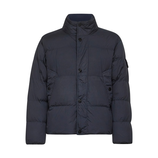 logo-patch puffer jacket