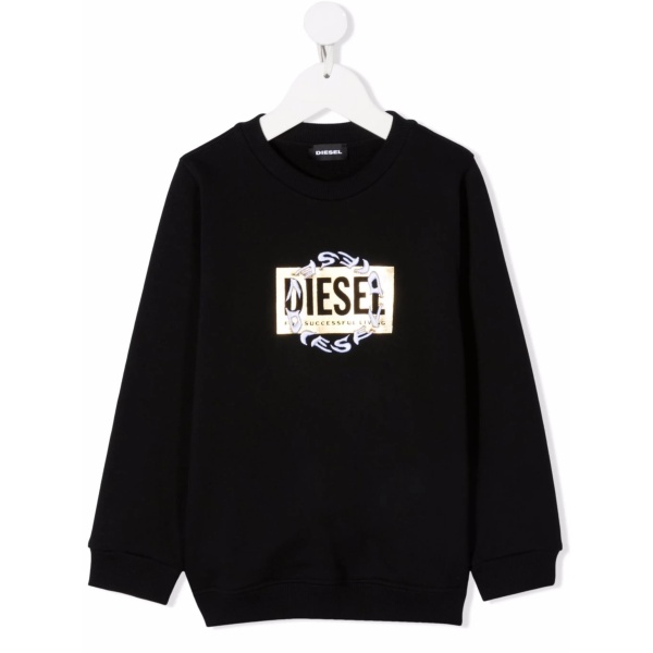 logo patch sweatshirt