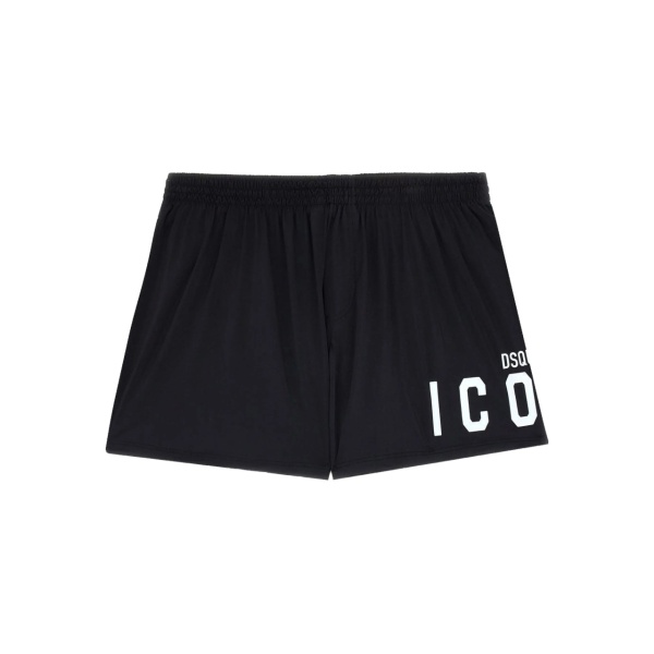 logo-print boxers