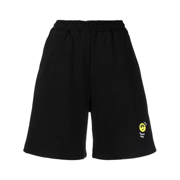 logo-print detail shorts