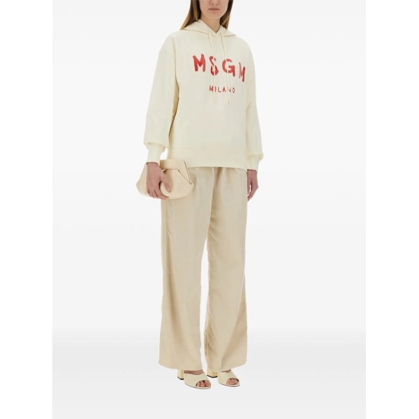 logo-print hoodie