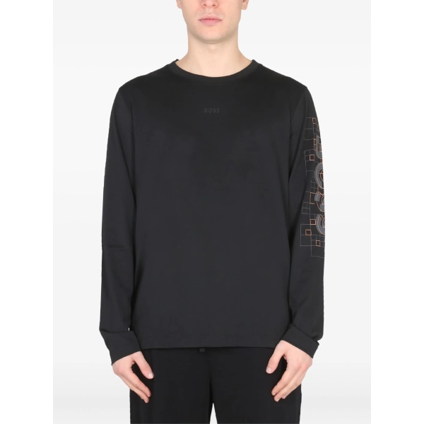 logo-print long-sleeve T-shirt