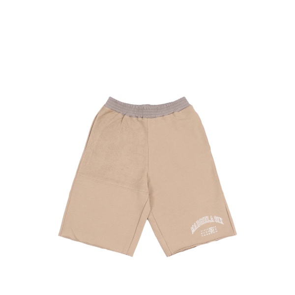 logo-print shorts