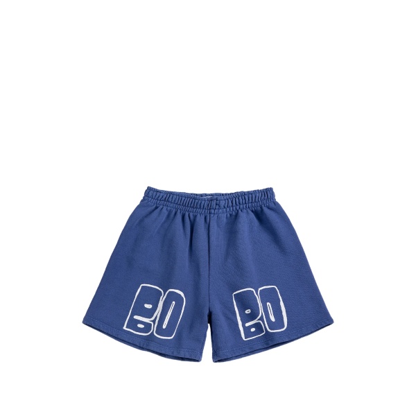 logo-print shorts