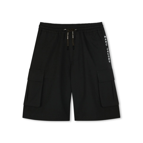 logo-print shorts