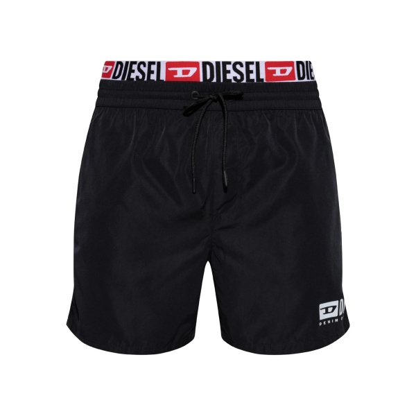 logo-print swim shorts