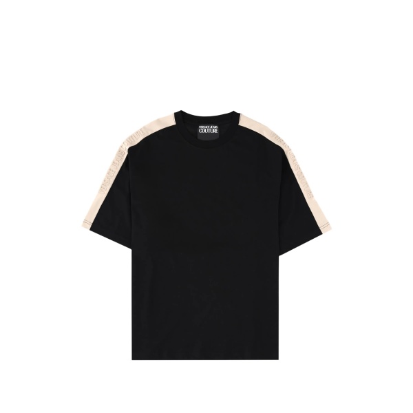logo stripe detail T-shirt
