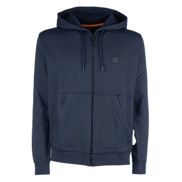 logo zip-up hoodie