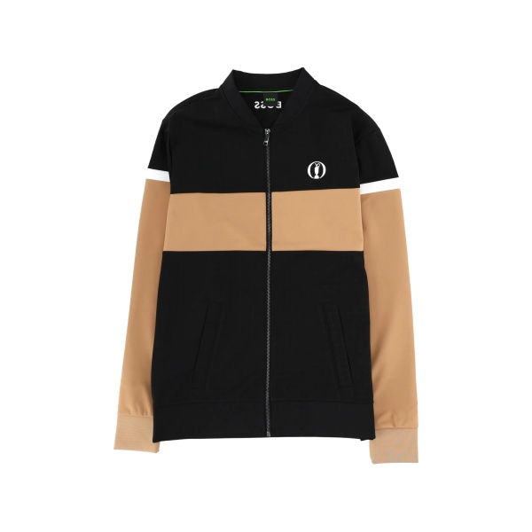 logo zip-up sweatshirt