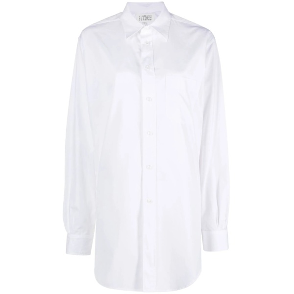 longline poplin shirt