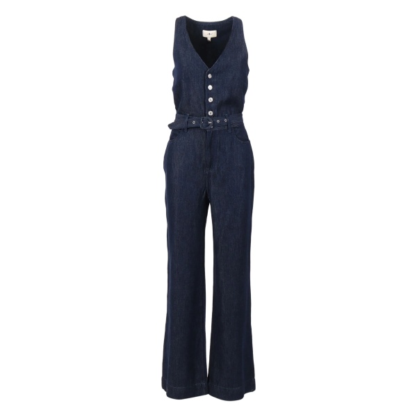 Lustre belted jumpsuit