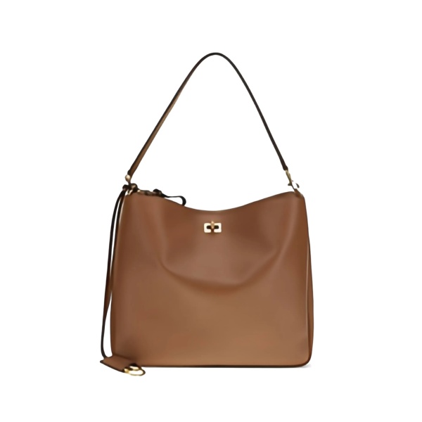 medium Rodeo turnlock leather shoulder bag