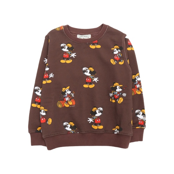 Mickey Mouse print cotton sweatshirt
