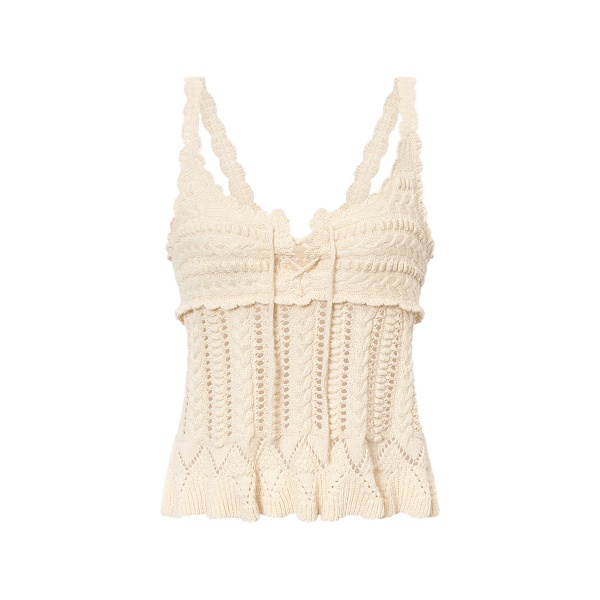 Neves ruffled top
