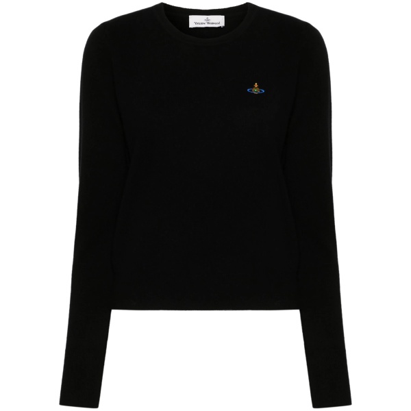 Orb-embroidered jumper