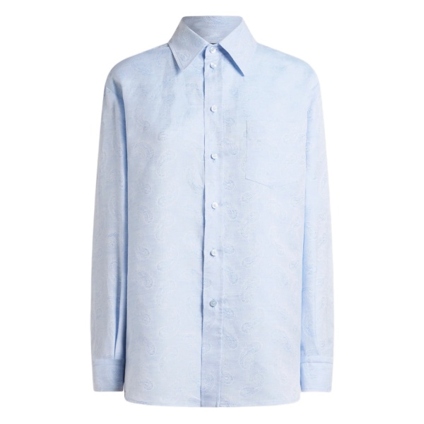paisley jacquard shirt