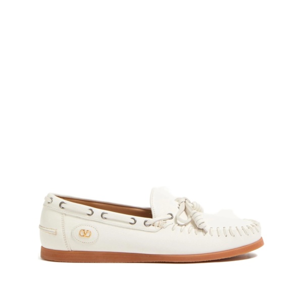 PALM AVENUE BUFFALO LEATHER BOAT SHOE