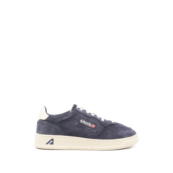 perforated lace-up sneakers