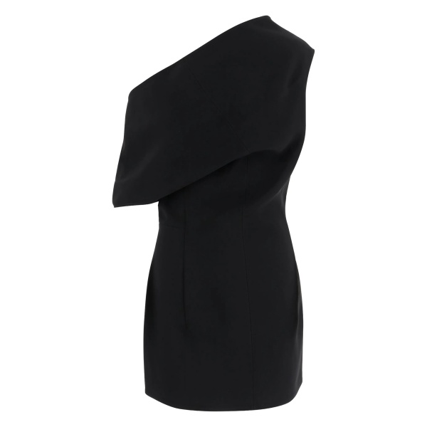 Pesce draped one-shoulder mini dress
