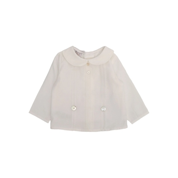 Peter-Pan collar cotton shirt
