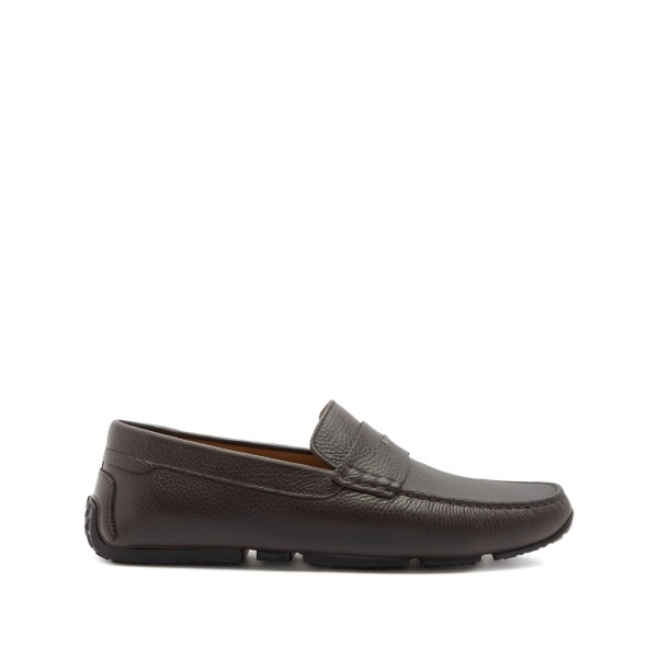 Pilot leather loafers