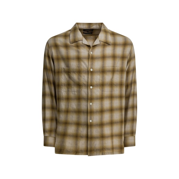 plaid-pattern shirt