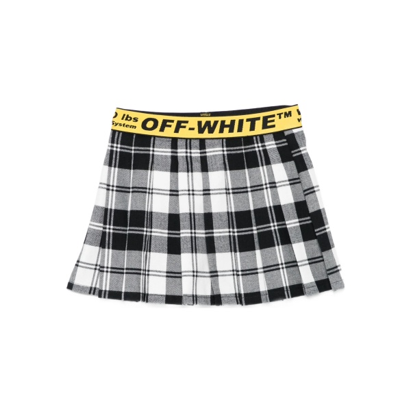 pleated plaid skirt