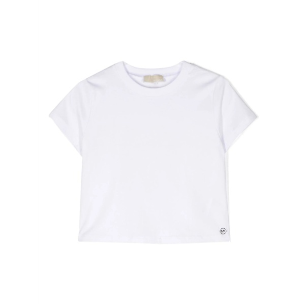 plissé cotton-blend T-Shirt