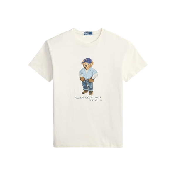polo+bear printed T-shirt