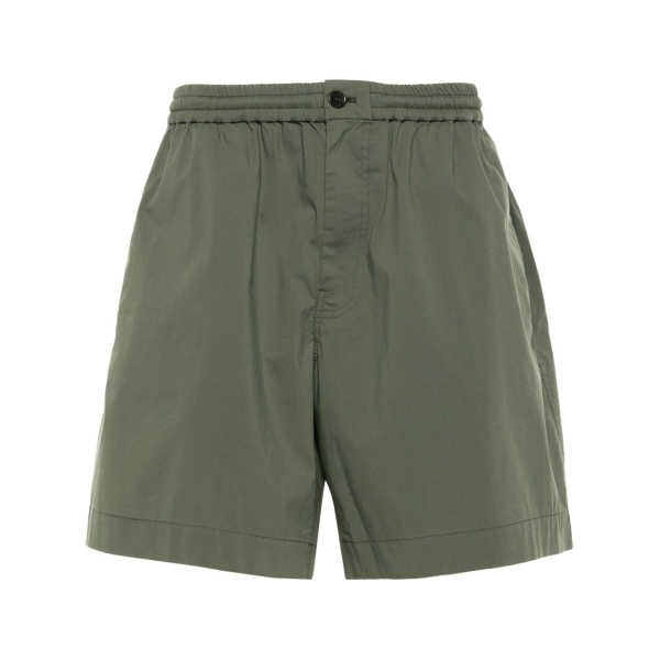 poplin bermuda shorts