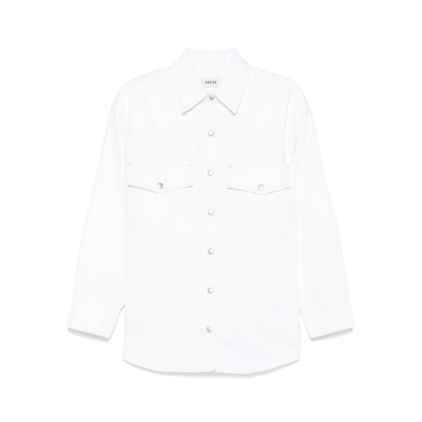 press-stud shirt