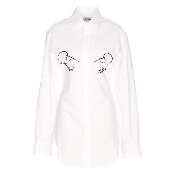 printed button shirt