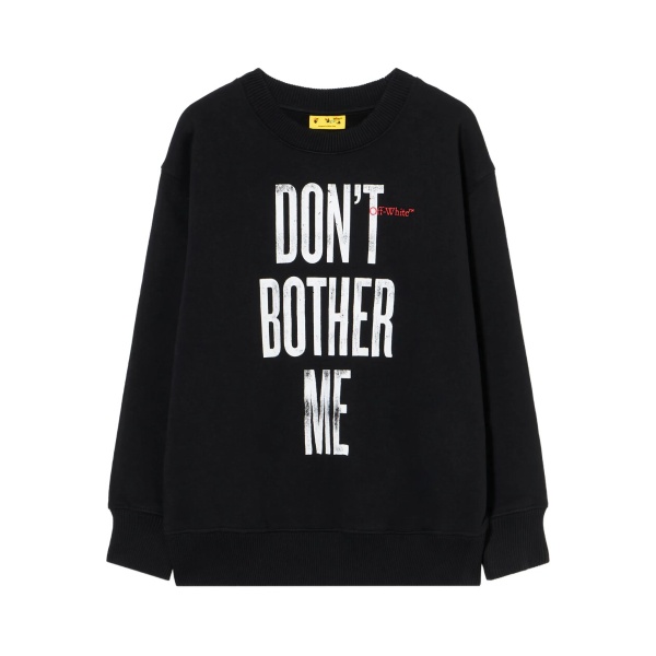 Quote crew-neck sweatshirt