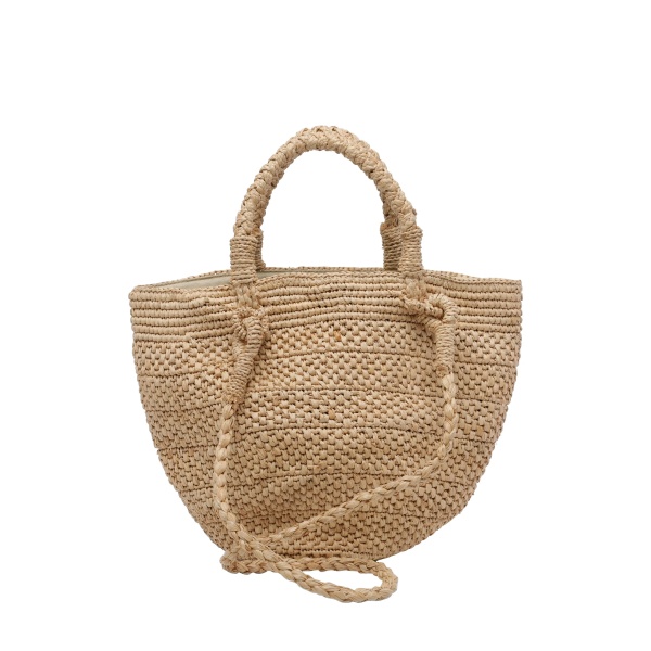 raffia tote bag