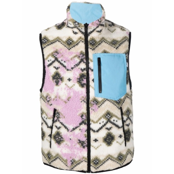 reversible zipped gilet