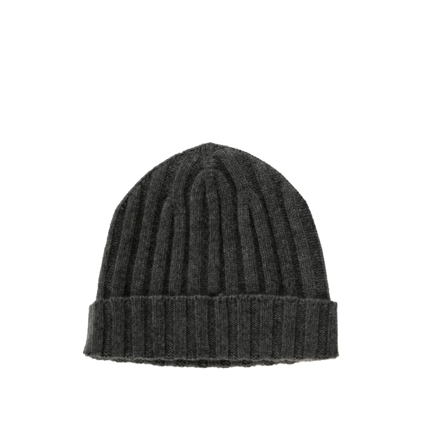 ribbed cashmere beanie