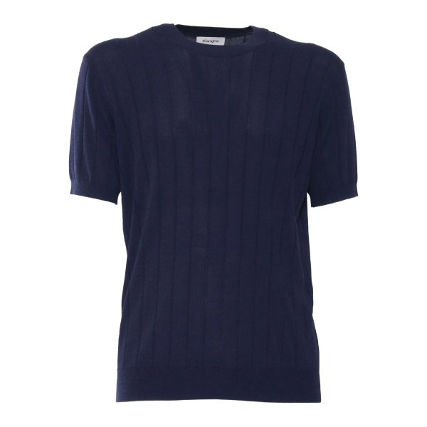 ribbed crew-neck T-shirt