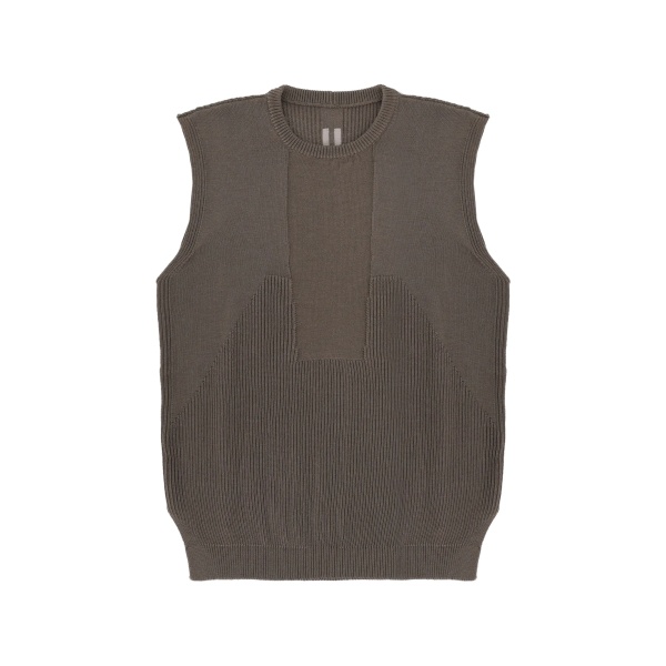 ribbed-knit vest