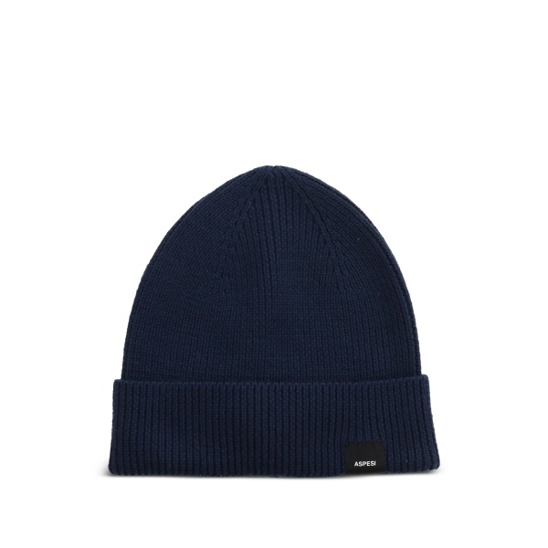 ribbed wool beanie
