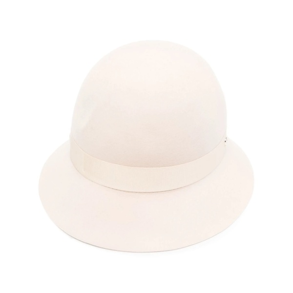 ribbon-trim felt sun hat