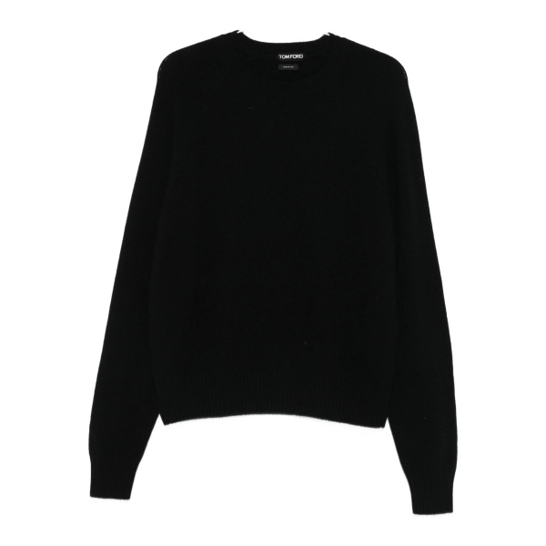 round-neck cashmere sweater