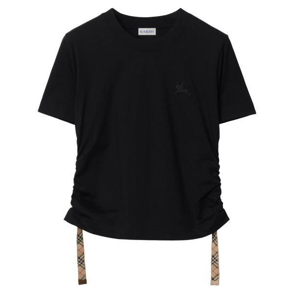 ruched cotton t-shirt