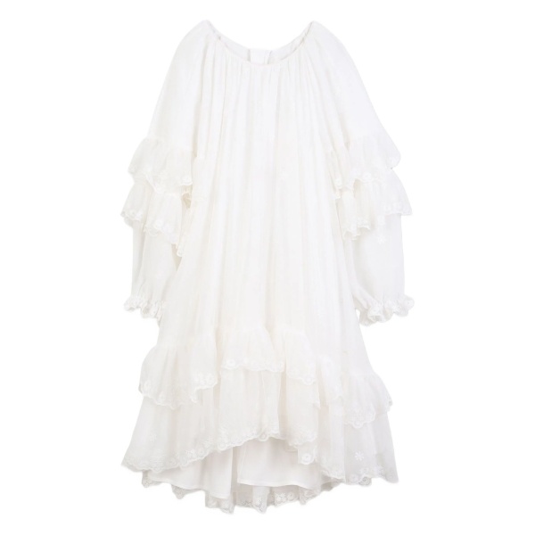 ruffled dress