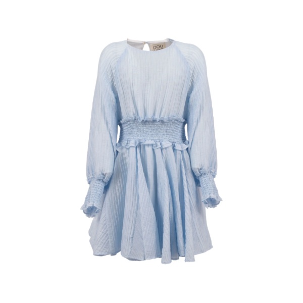 ruffled mini dress